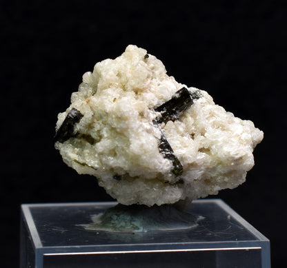 Green Herderite with Elbaite Green Tourmaline, Albite, Quartz, Rare, Synergy 12, Crystal Specimen - 14 grams