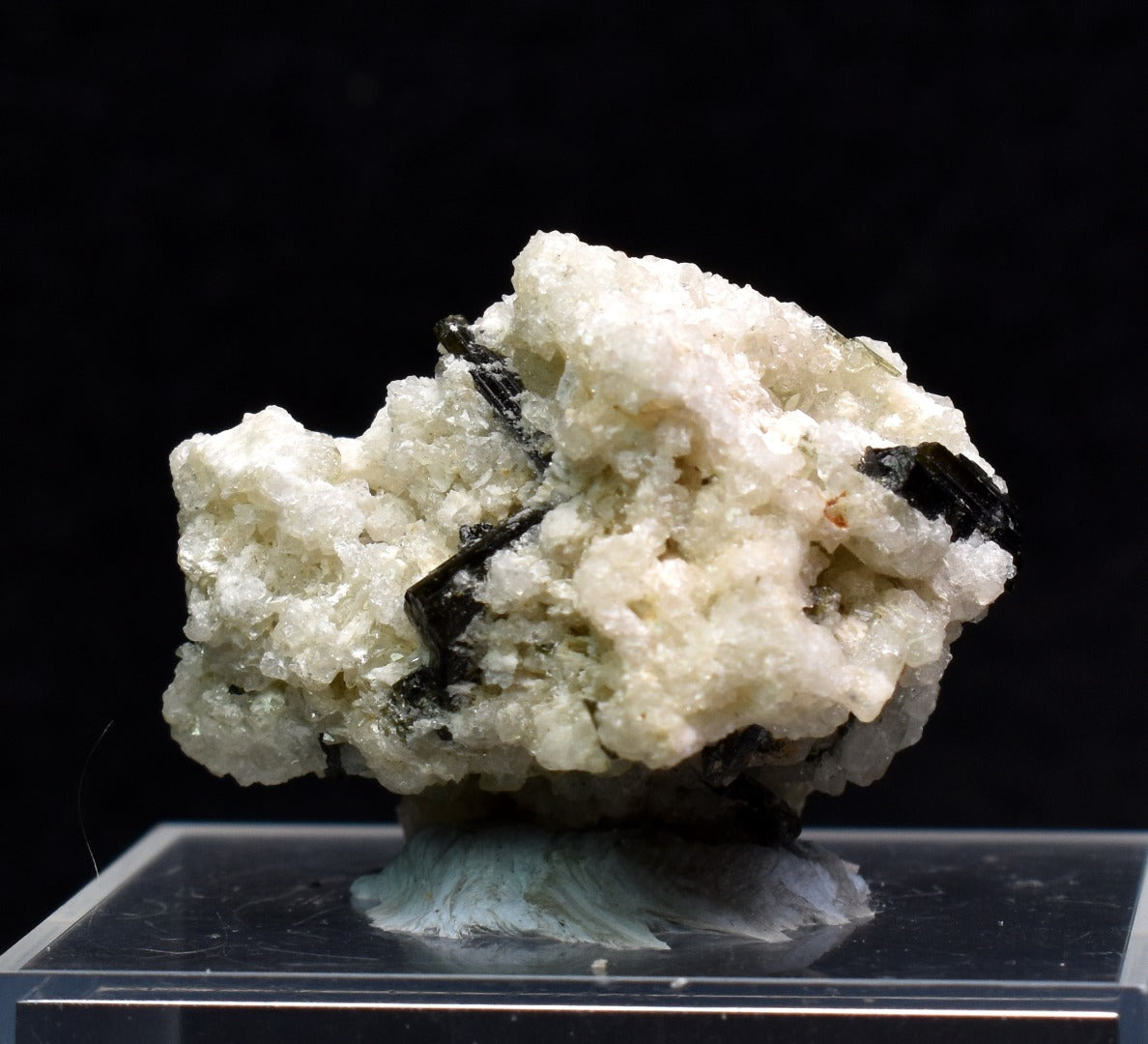 Green Herderite with Elbaite Green Tourmaline, Albite, Quartz, Rare, Synergy 12, Crystal Specimen - 14 grams