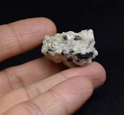 Green Herderite with Elbaite Green Tourmaline, Albite, Quartz, Rare, Synergy 12, Crystal Specimen - 14 grams