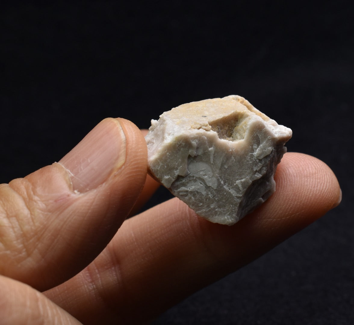 Natural Green Herderite on Feldspar, Rare, Synergy 12, Crystal Specimen - 8 grams