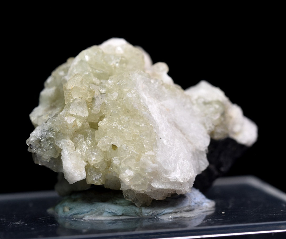 Green Herderite with Schorl Black Tourmaline, Albite, Rare, Synergy 12, Crystal Specimen - 8 grams