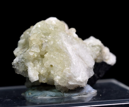 Green Herderite with Schorl Black Tourmaline, Albite, Rare, Synergy 12, Crystal Specimen - 8 grams
