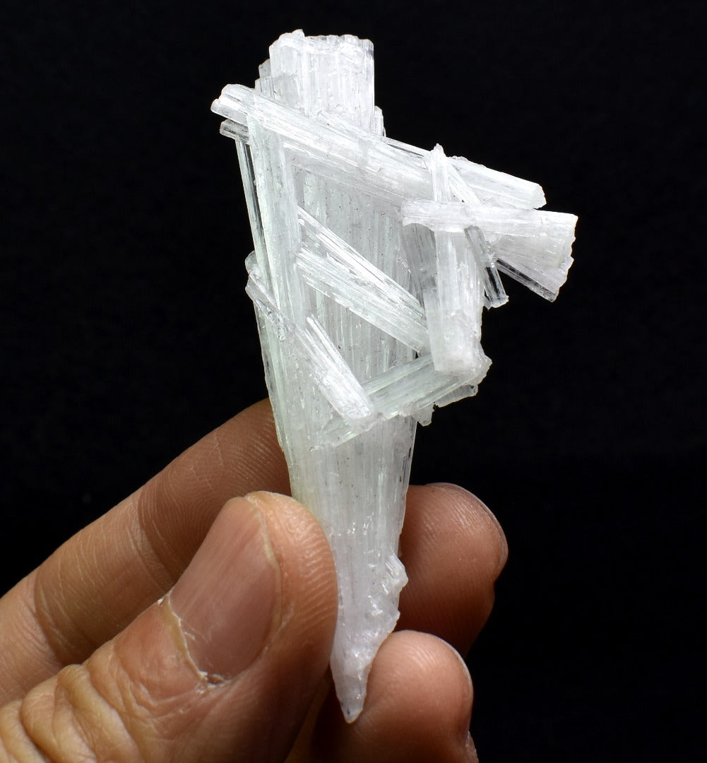 Natural Scolecite Spray, Synergy 12, Raw Crystal Specimen from India - 1 Count - 14.6 grams #31