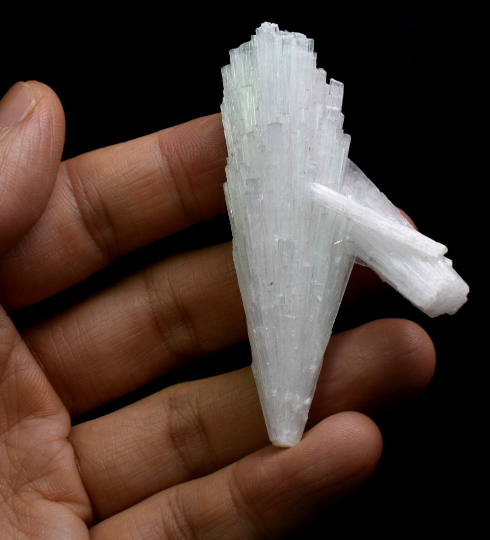 Natural Scolecite Spray, Synergy 12, Raw Crystal Specimen from India - 1 Count - 19.7 grams #32