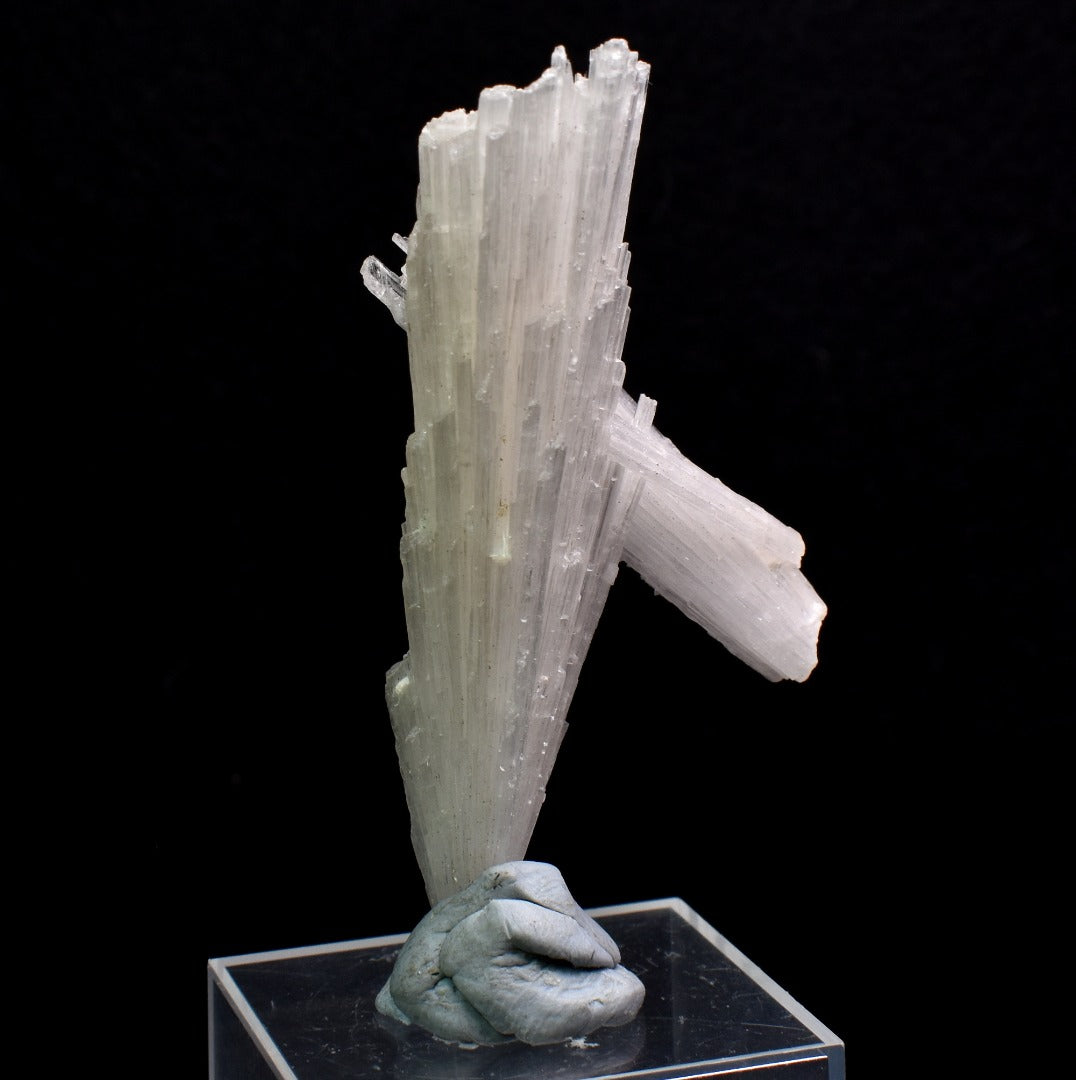 Natural Scolecite Spray, Synergy 12, Raw Crystal Specimen from India - 1 Count - 19.7 grams #32