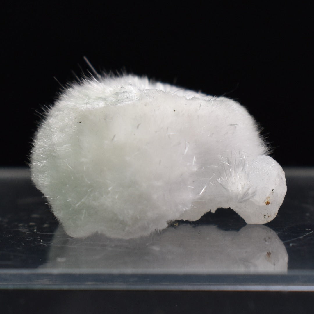 Natural Okenite with Gyrolite, Mineral Specimen from India - 1 Count - 1.1 grams #03