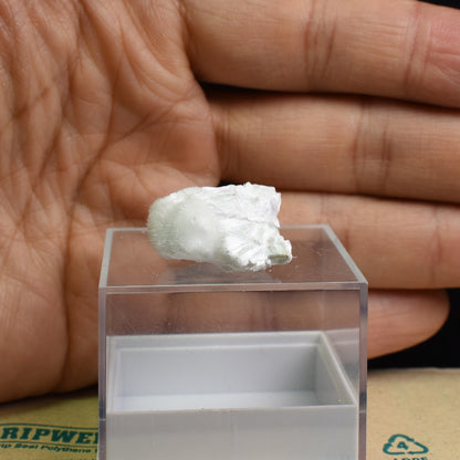 Natural Okenite with Gyrolite, Apophyllite, Mineral Specimen from India - 1 Count - 2.9 grams #15