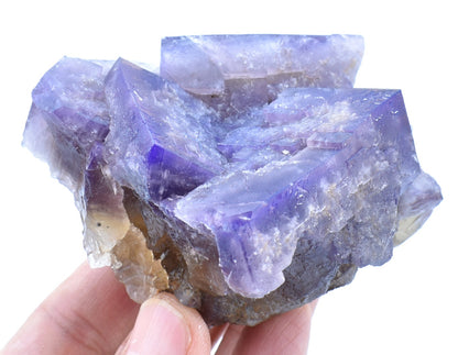 Purple Fluorite Raw Cluster Specimen - Sourced Greenlaws Mine, England, UK - 362 grams #GLF05-09