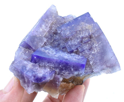 Purple Fluorite Raw Cluster Specimen - Sourced Greenlaws Mine, England, UK - 362 grams #GLF05-09