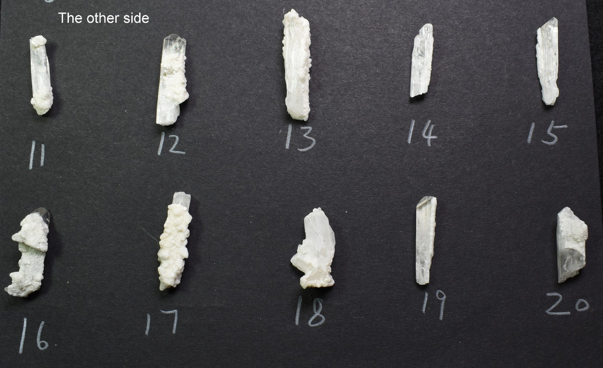 Small Danburite (with Calcite) Crystal Raw Point Specimen from Mexico - 26 Options