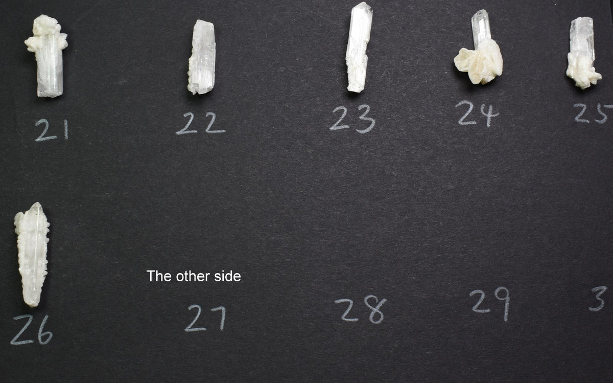 Small Danburite (with Calcite) Crystal Raw Point Specimen from Mexico - 26 Options