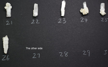 Small Danburite (with Calcite) Crystal Raw Point Specimen from Mexico - 26 Options