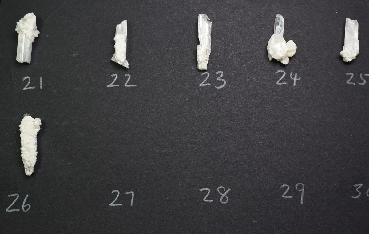 Small Danburite (with Calcite) Crystal Raw Point Specimen from Mexico - 26 Options
