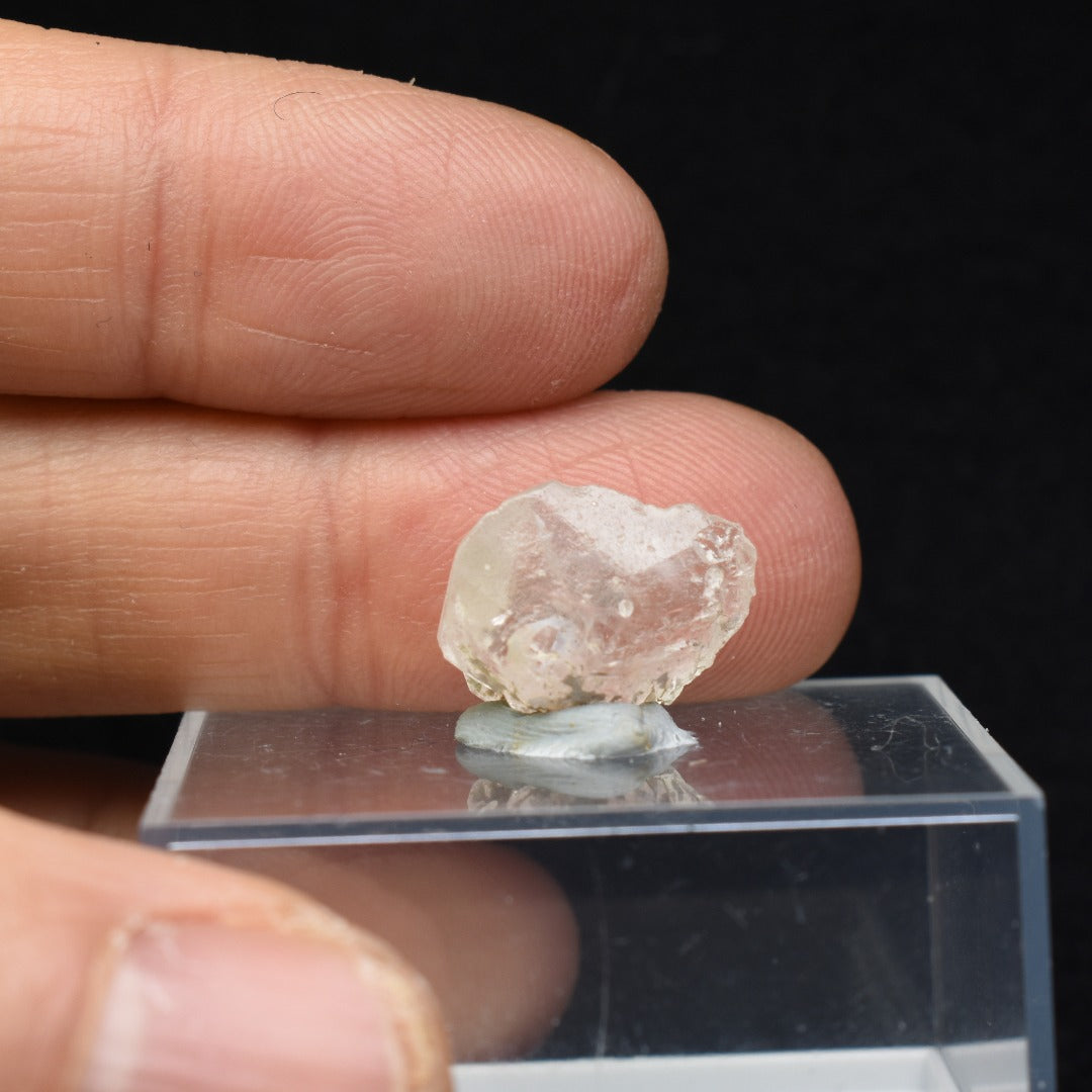 Phenakite, Phenacite RARE Crystal from Ukraine - 7ct, 1.35 grams, 1.5cm
