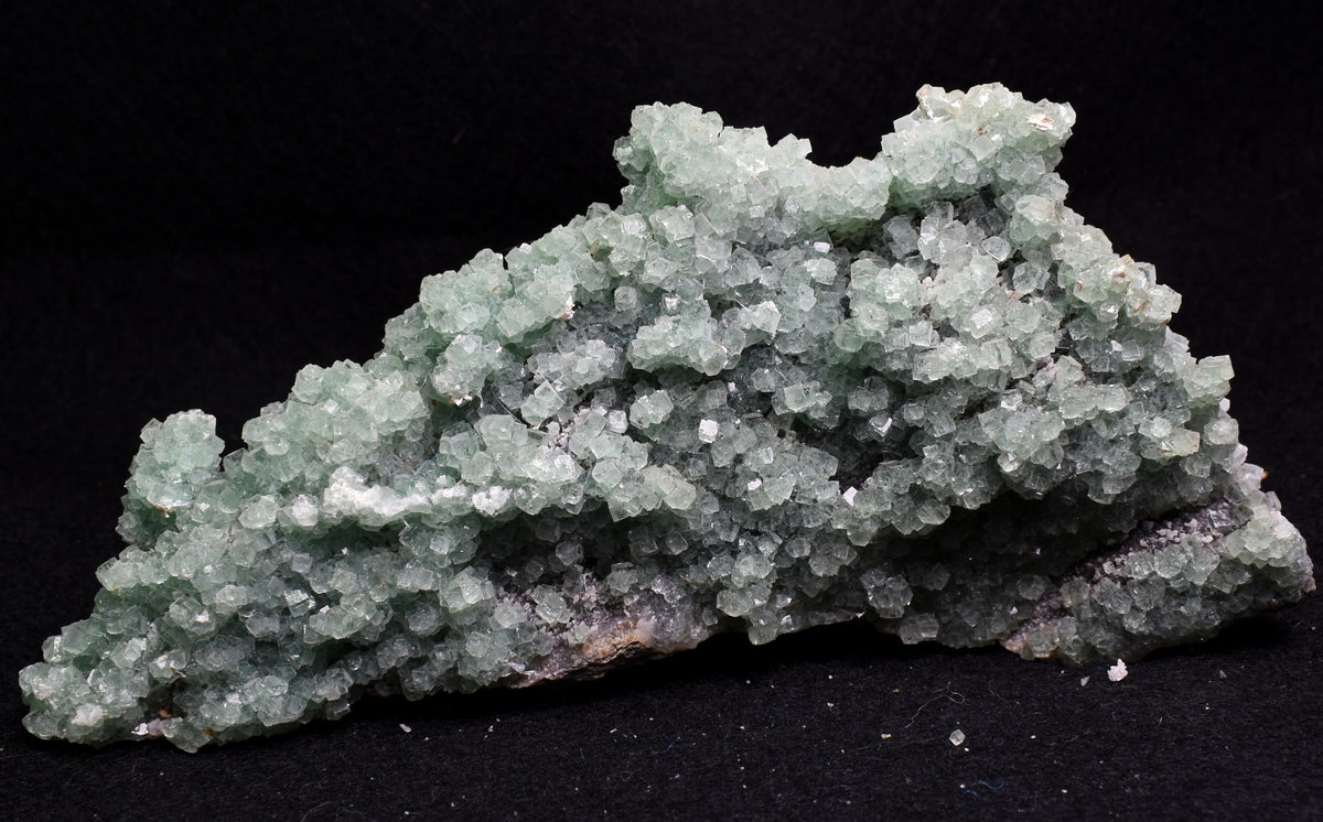 Large Green Fluorite Raw Cluster Specimen (with Calcite) from Hunan, China - 419 grams #06