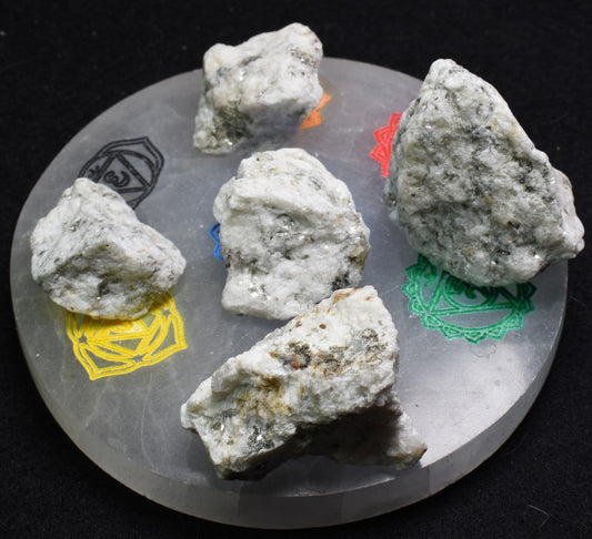 Sanda Rosa Azeztulite Azozeo Raw Quartz Crystal - 7 Sizes - 1 Count