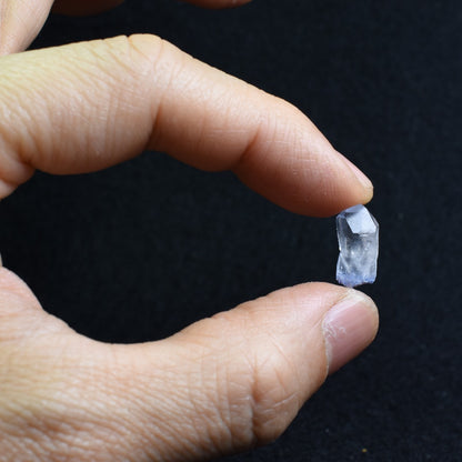 Natural Dumortierite in Clear Quartz Inclusion Raw Crystal Specimen from Brazil - 0.95 grams - 1.5cm