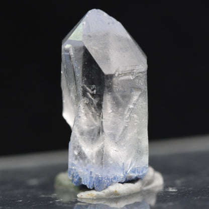 Natural Dumortierite in Clear Quartz Inclusion Raw Crystal Specimen from Brazil - 0.95 grams - 1.5cm
