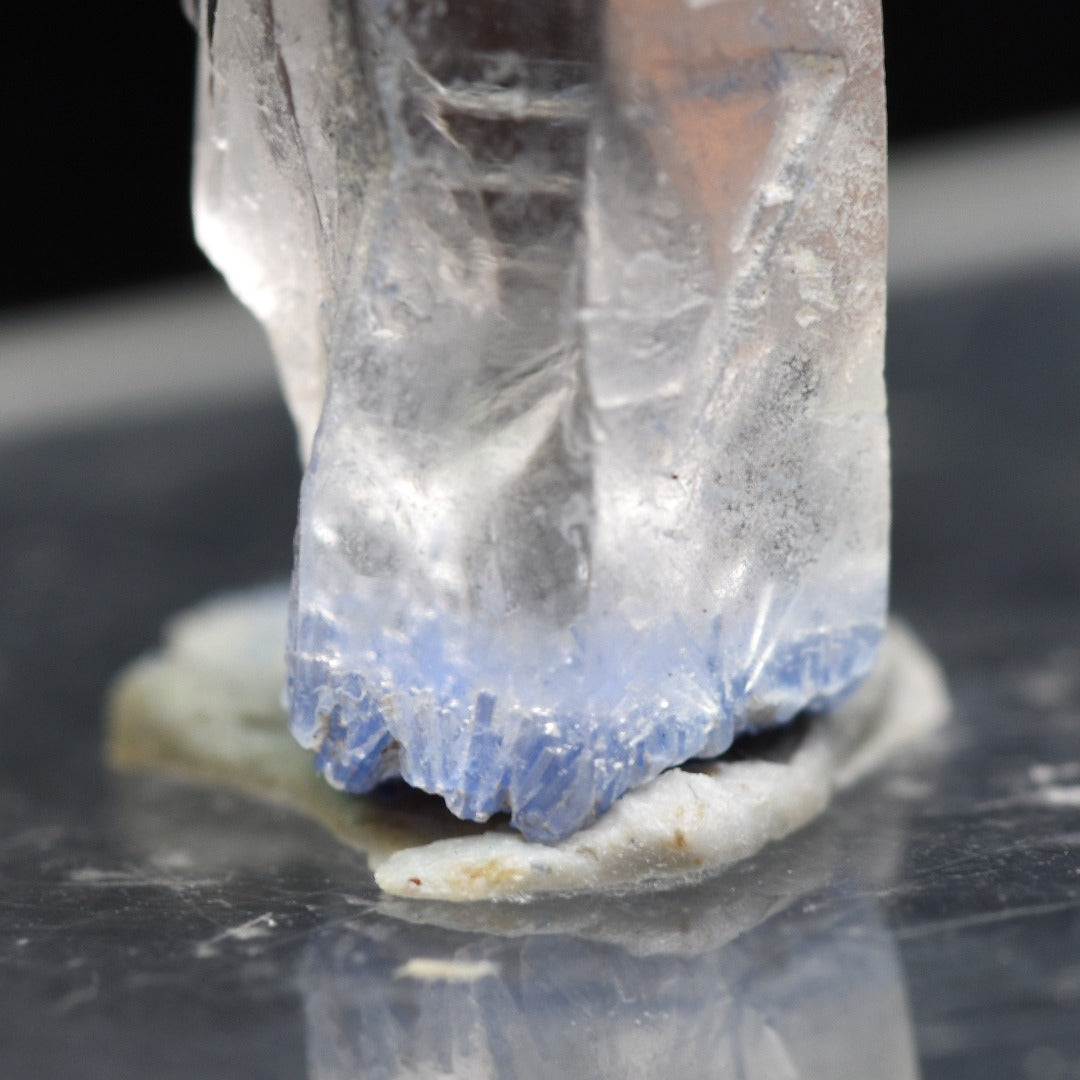 Natural Dumortierite in Clear Quartz Inclusion Raw Crystal Specimen from Brazil - 0.95 grams - 1.5cm