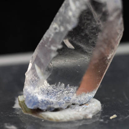 Natural Dumortierite in Clear Quartz Inclusion Raw Crystal Specimen from Brazil - 1.51 grams - 1.35cm