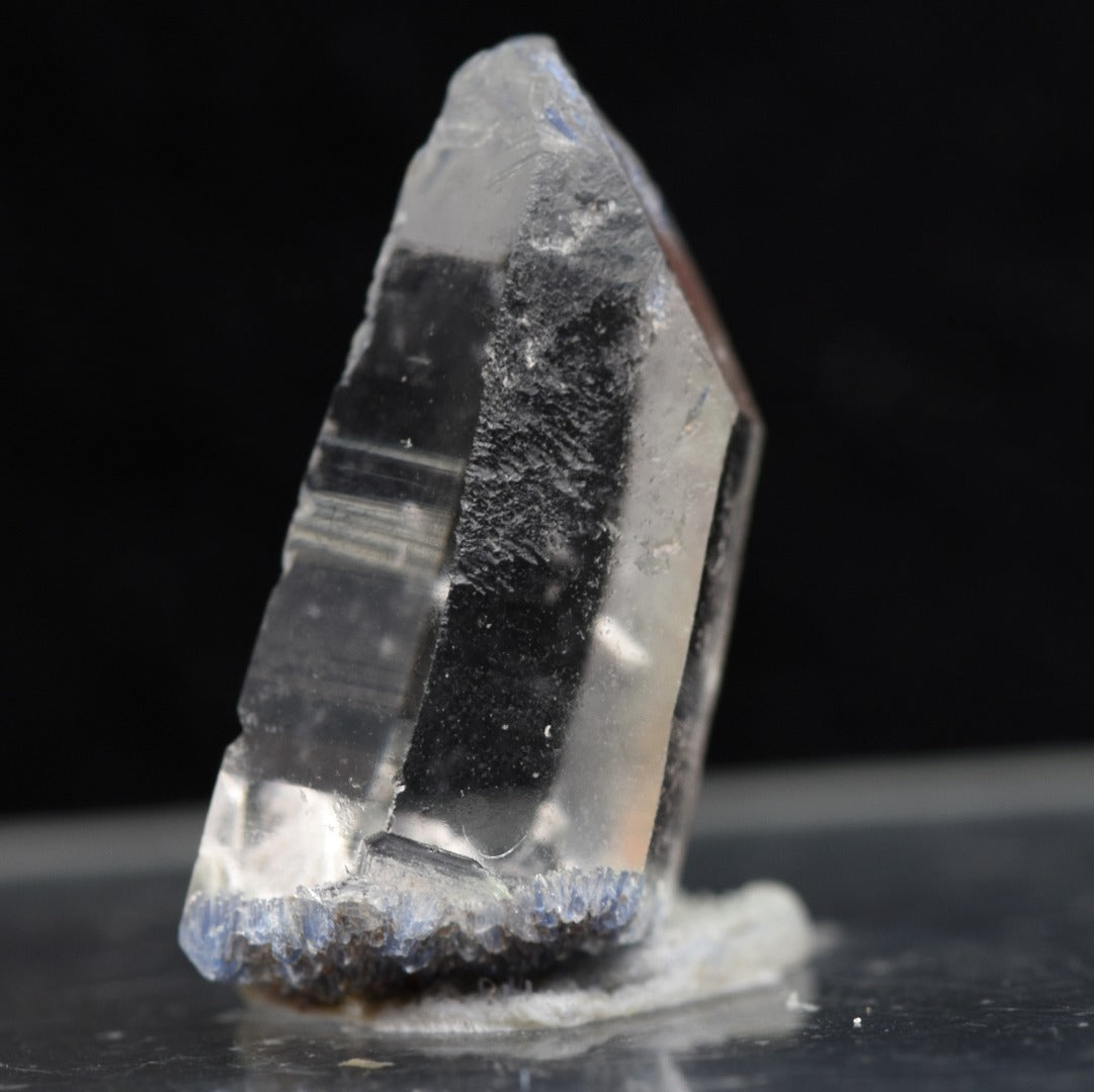 Natural Dumortierite in Clear Quartz Inclusion Raw Crystal Specimen from Brazil - 1.51 grams - 1.35cm