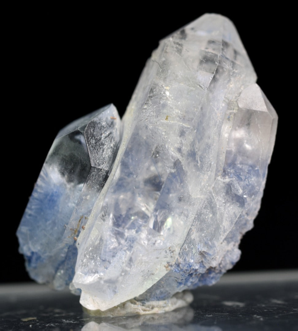 Natural Dumortierite in Clear Quartz Inclusion Raw Crystal Specimen from Brazil - 1.81 grams - 2cm