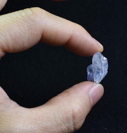 Natural Dumortierite in Clear Quartz Inclusion Raw Crystal Specimen from Brazil - 1.81 grams - 2cm
