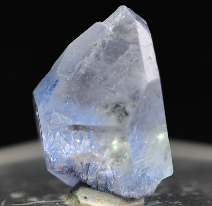 Natural Dumortierite in Clear Quartz Inclusion Raw Crystal Specimen from Brazil - 1.27 grams - 0.9cm