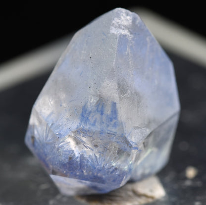 Natural Dumortierite in Clear Quartz Inclusion Raw Crystal Specimen from Brazil - 1.27 grams - 0.9cm