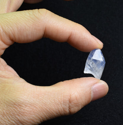 Natural Dumortierite in Clear Quartz Inclusion Raw Crystal Specimen from Brazil - 3.26 grams - 2.2cm