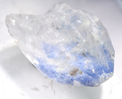 Natural Dumortierite in Clear Quartz Inclusion Raw Crystal Specimen from Brazil - 3.26 grams - 2.2cm