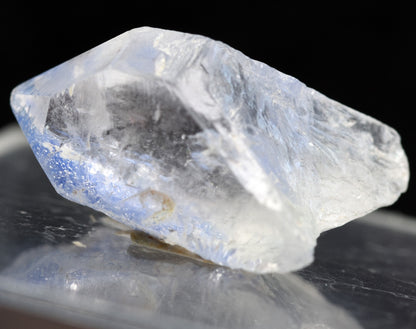 Natural Dumortierite in Clear Quartz Inclusion Raw Crystal Specimen from Brazil - 3.26 grams - 2.2cm