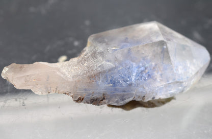 Natural Dumortierite in Clear Quartz Inclusion Raw Crystal Specimen from Brazil - 1.06 grams - 2.2cm
