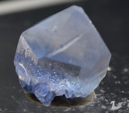 Natural Dumortierite in Clear Quartz Inclusion Raw Crystal Specimen from Brazil - 0.75 grams - 1cm