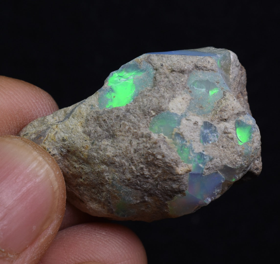 Large Ethiopian Welo Rough Opal Top Grade Specimen - 55ct weight #111
