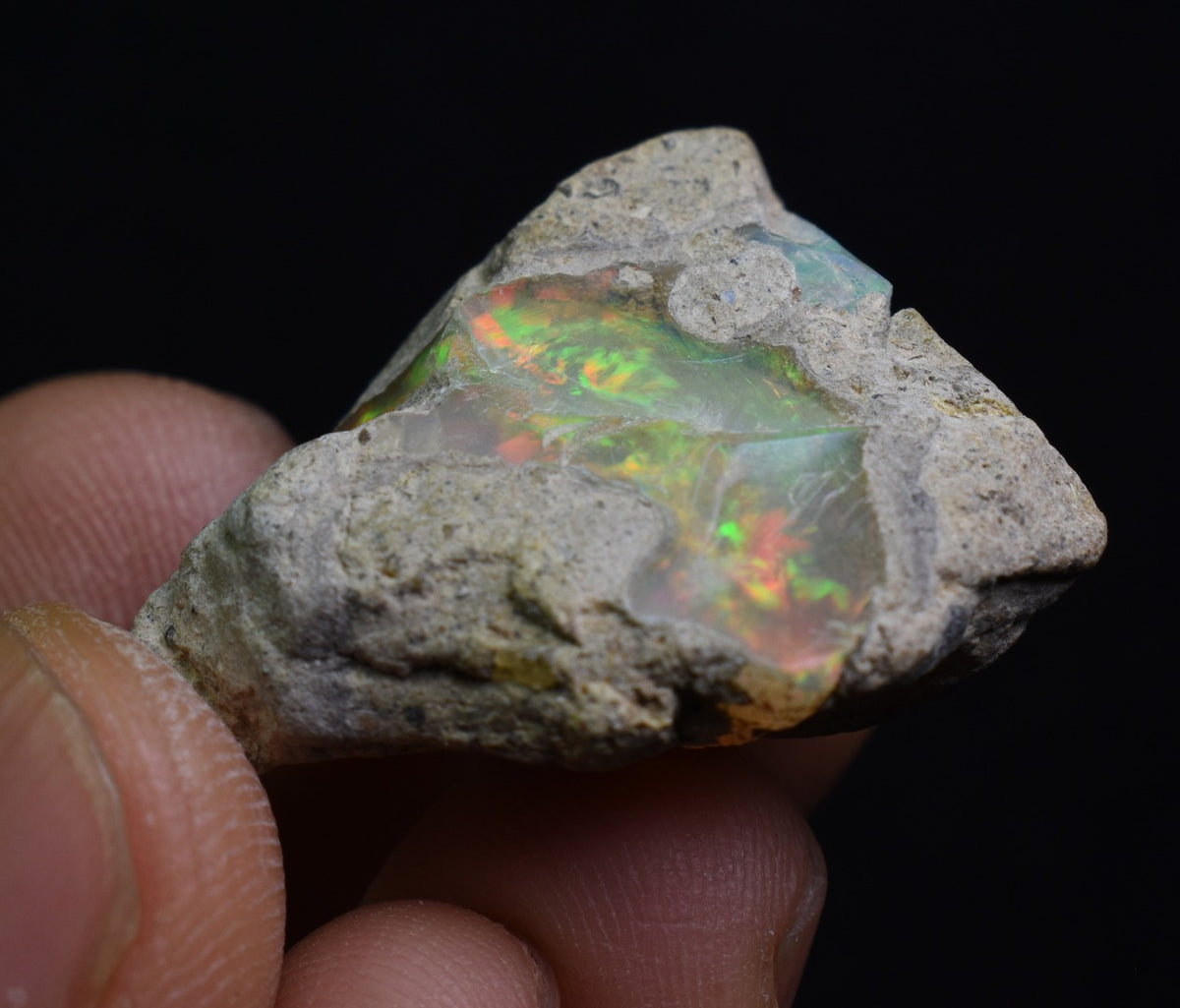 Large Ethiopian Welo Rough Opal Top Grade Specimen - 34ct weight #113