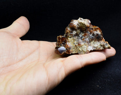 Grossular Garnet Hessonite Cluster Crystal Specimen from Coyote Front Range, California - 203 grams #01