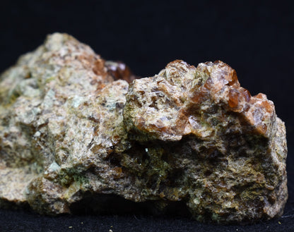 Grossular Garnet Hessonite Cluster with Green Epidote Crystal Specimen from Coyote Front Range, California - 197 grams #03