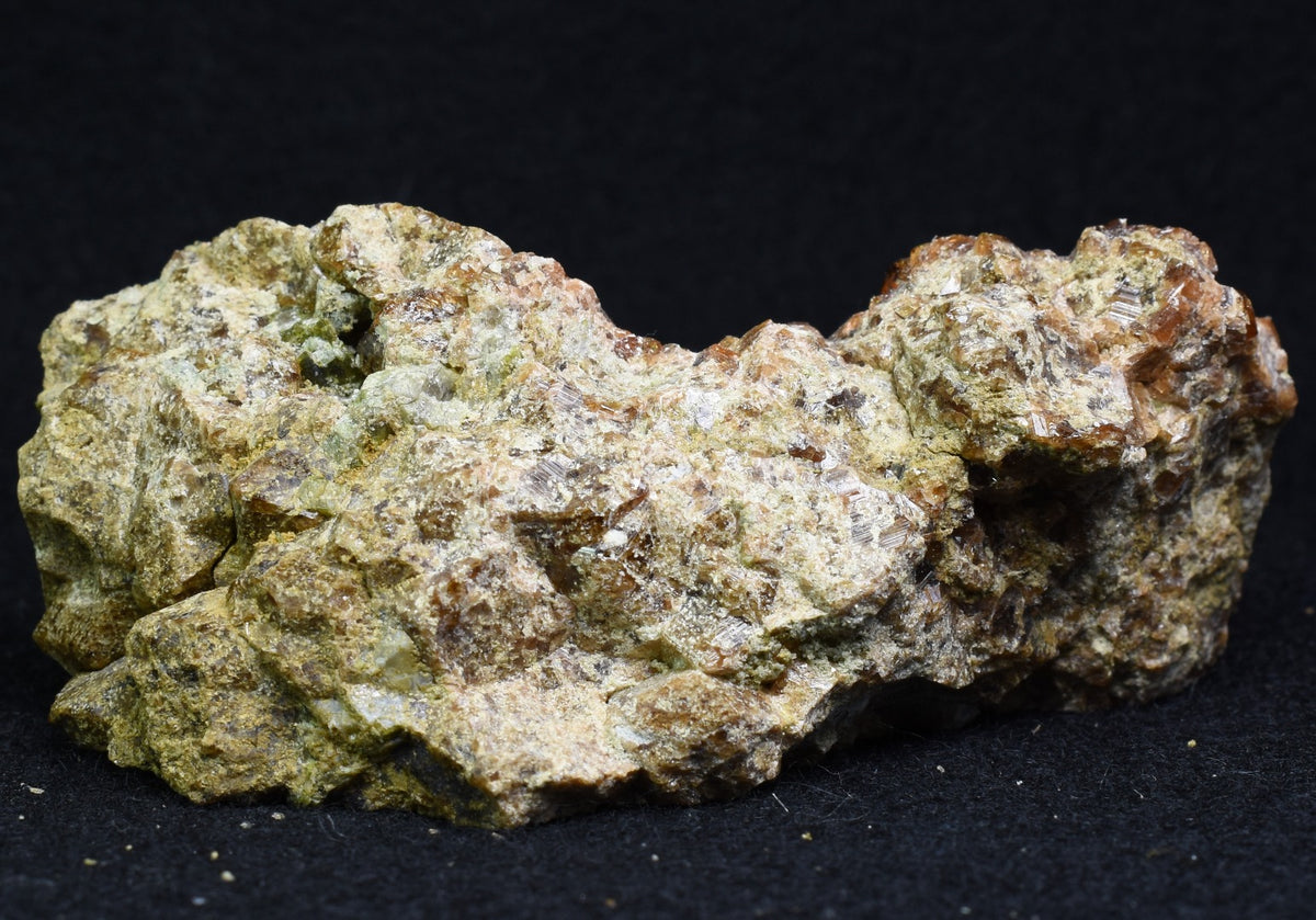Grossular Garnet Hessonite Cluster with Green Epidote Crystal Specimen from Coyote Front Range, California - 197 grams #03