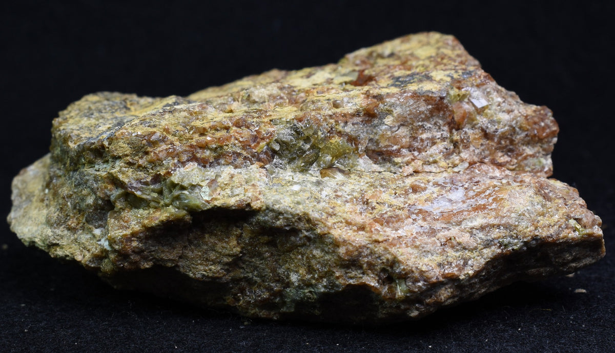 Grossular Garnet Hessonite Cluster with Green Epidote Crystal Specimen from Coyote Front Range, California - 221 grams #05