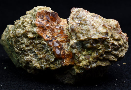 Grossular Garnet Hessonite Cluster Crystal Specimen from Coyote Front Range, California - 190 grams #08