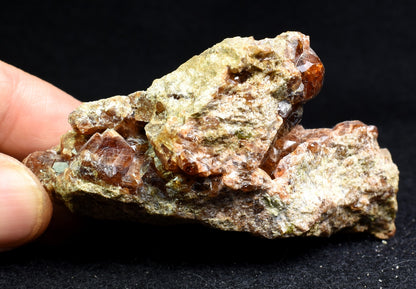 Grossular Garnet Hessonite Cluster Crystal Specimen from Coyote Front Range, California - 151 grams #10