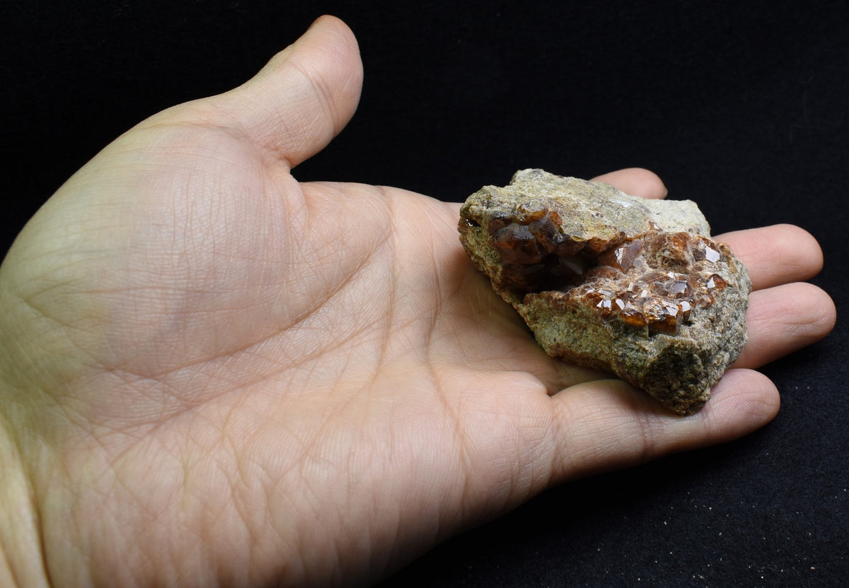 Grossular Garnet Hessonite Cluster Crystal Specimen from Coyote Front Range, California - 151 grams #10