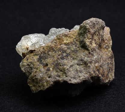 Mexican Hyalite Opal Collector Grade Specimen Stone on Matrix - UV Reactive Fluorescent - 84 grams #01