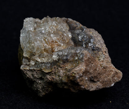 Mexican Hyalite Opal Collector Grade Specimen Stone on Matrix - UV Reactive Fluorescent - 59 grams #07