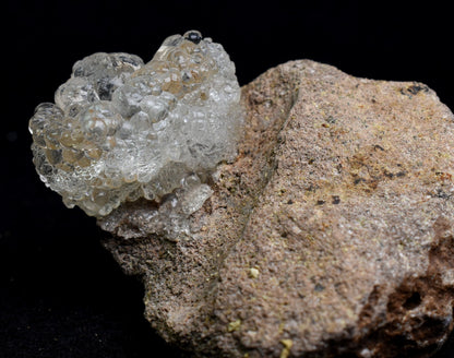 Mexican Hyalite Opal Collector Grade Specimen Stone on Matrix - UV Reactive Fluorescent - 69 grams #09