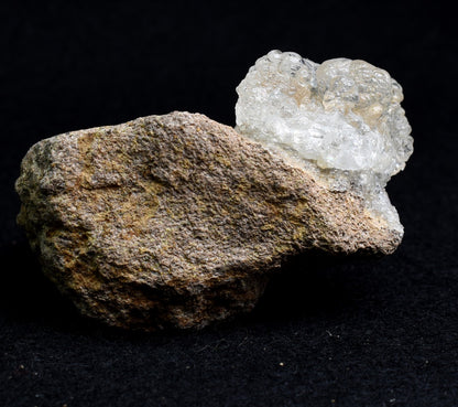 Mexican Hyalite Opal Collector Grade Specimen Stone on Matrix - UV Reactive Fluorescent - 69 grams #09