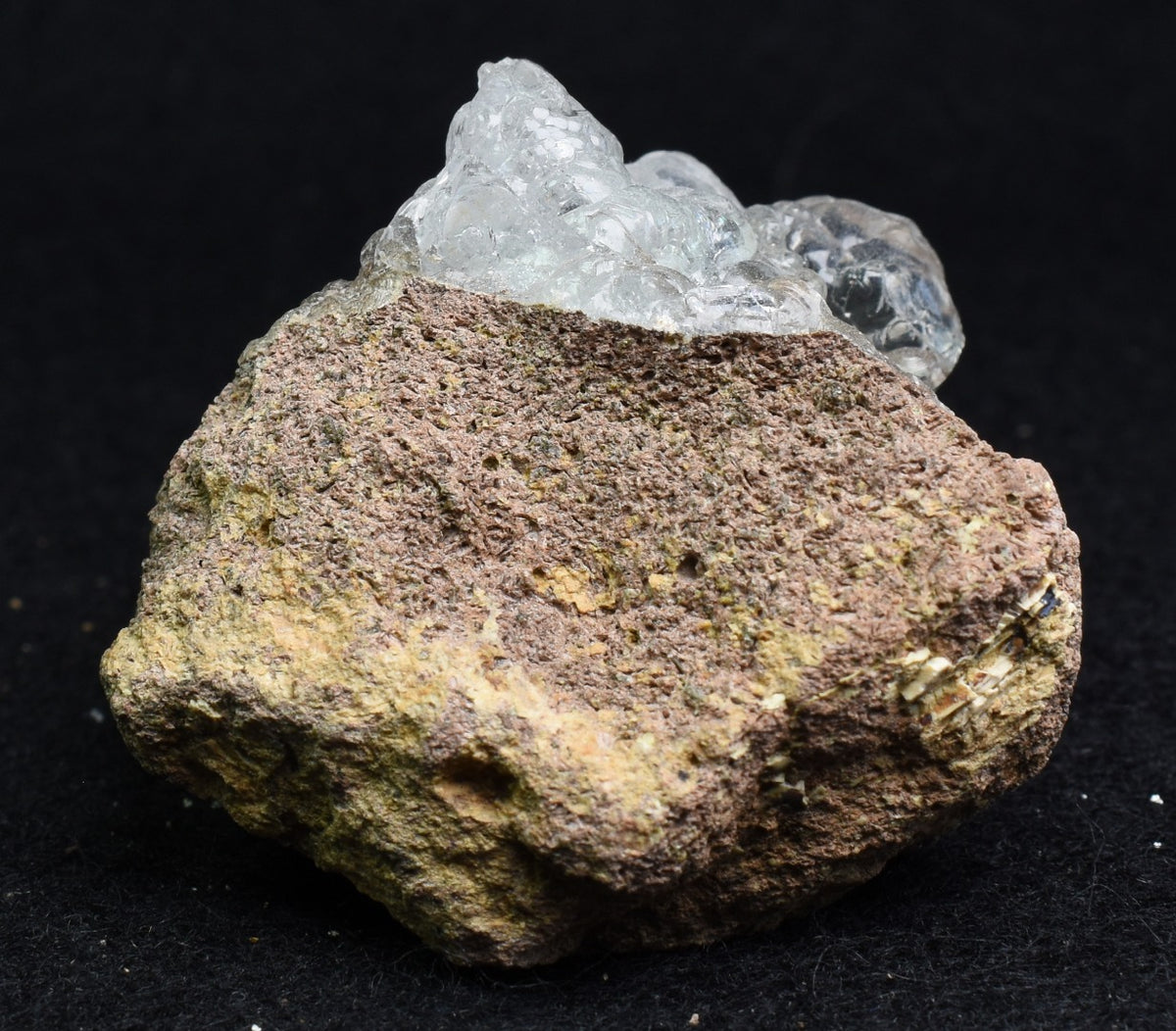 Mexican Hyalite Opal Collector Grade Specimen Stone on Matrix - UV Reactive Fluorescent - 62 grams #11