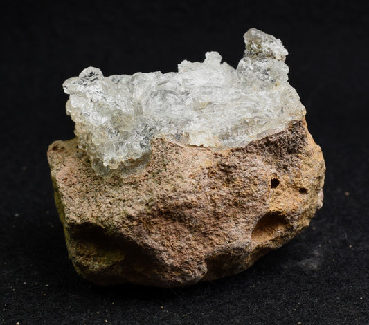 Mexican Hyalite Opal Collector Grade Specimen Stone on Matrix - UV Reactive Fluorescent - 76 grams #13