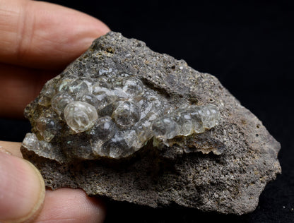 Mexican Hyalite Opal Collector Grade Specimen Stone on Matrix - UV Reactive Fluorescent - 66 grams #14